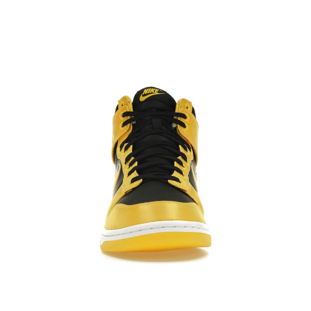 Nike Dunk High Satin Goldenrod Damen-Sneaker Gelb Schwarz Varsity-Maize FN4216-001