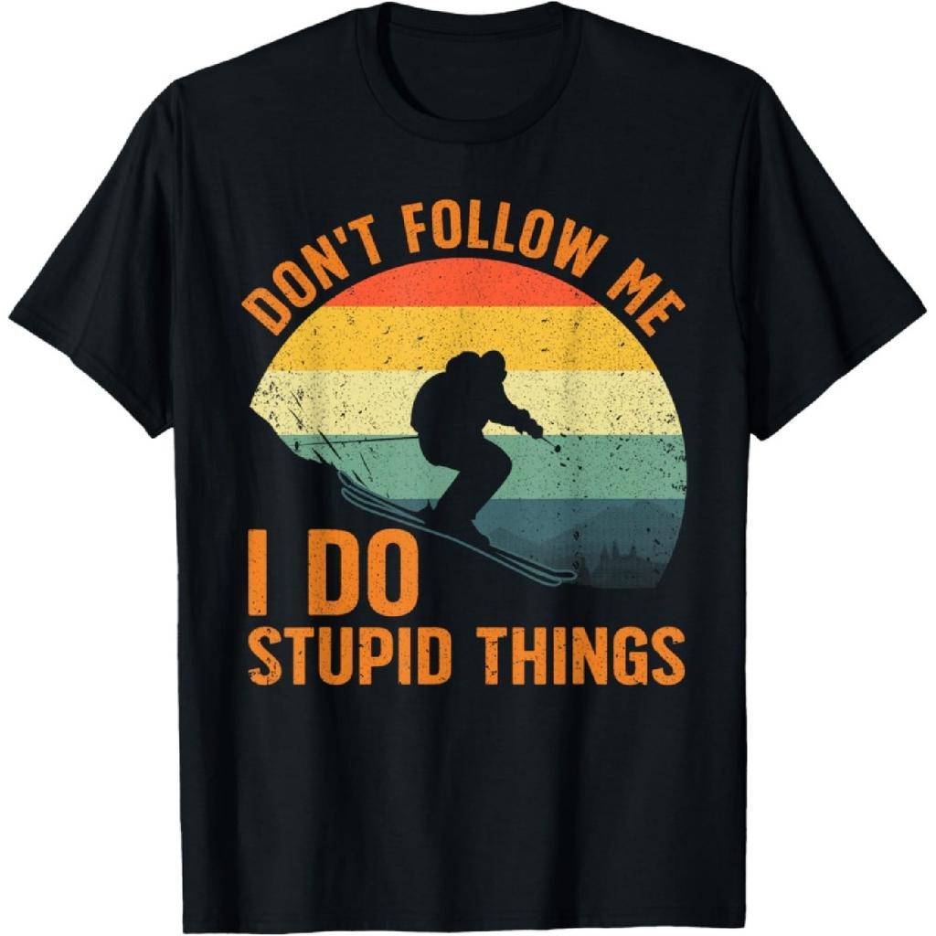 Cool Skiing Design For Men Women Snow Skier Ski Lover Skiing T-Shirt
