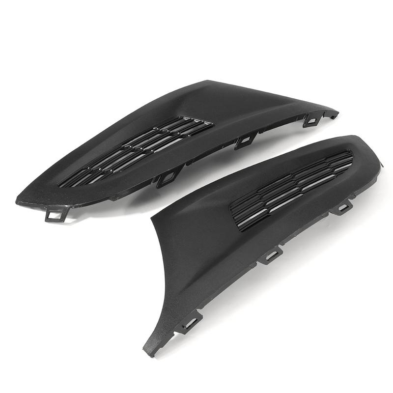 Car Front Bumper Lower Side Fog Light Grill Grille Panel Cover Trim Cap For VW For Polo 6R MK5 2009-2014 6R0853666C 6R0853665C