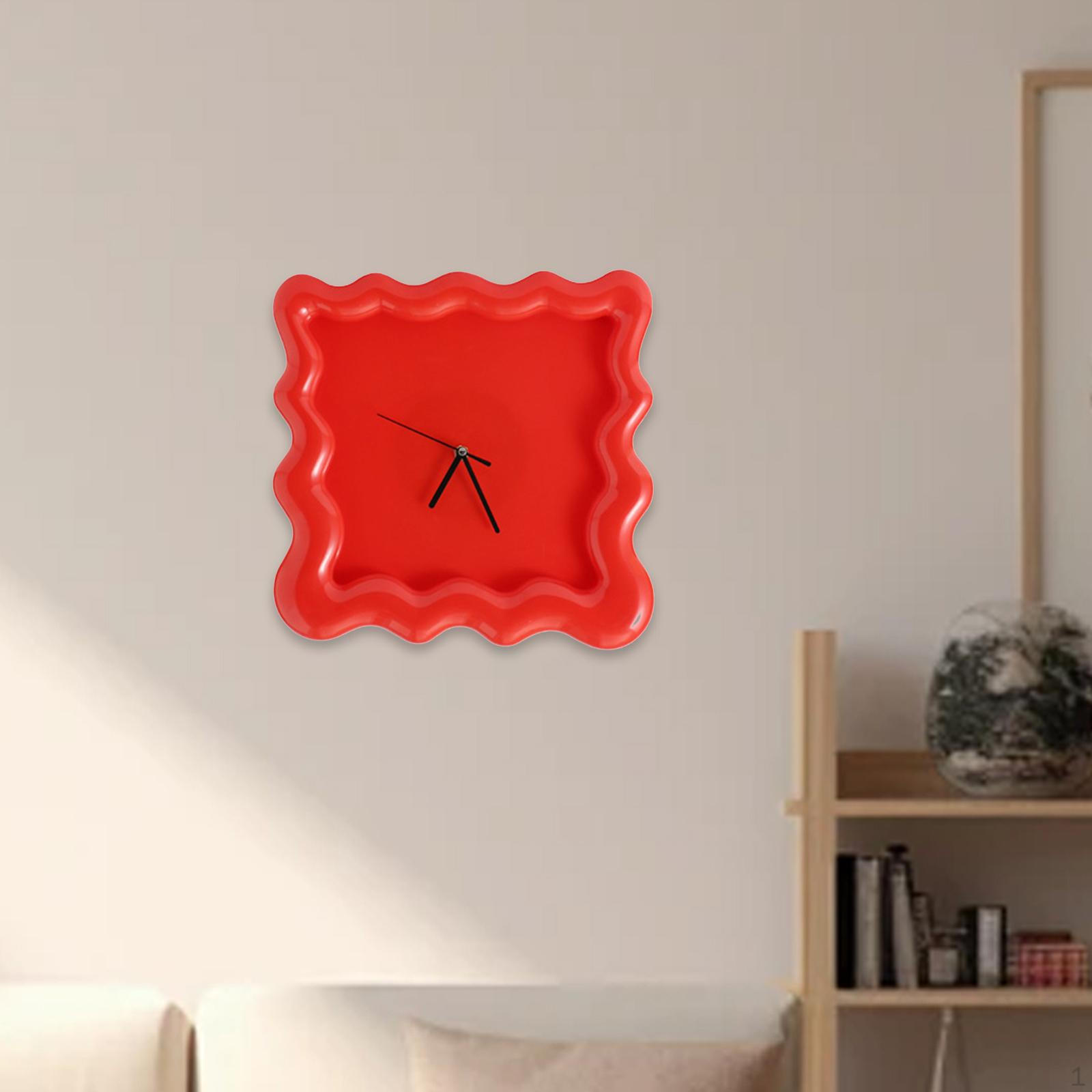 

Квадратные настенные часы, подвесное украшение, декоративное украшение для домашнего кабинета, гостиной