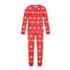 Print Cute Family Set Pajamas, Home Clothes, Family Set Long Sleeve Top Pants Set