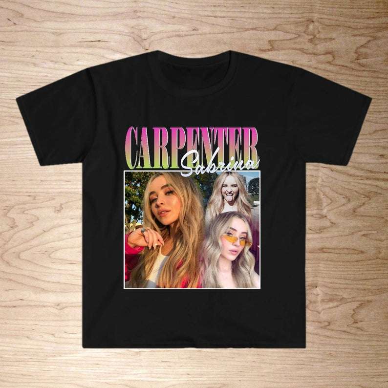 Vintage Sabrina Carpenter Tshirt Short N Sweet Tour Fashion Hip Hop Cotton Oversized T Shirt Men Women Y2k T Shirts Fans Gift