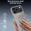 Protective Case - BOOLING - for iPhone 17 Pro - Silicone with Magnetic Circle and Stand - Grey