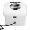 Nail Fan Blow Dryer Single Hand Nail Air Dryer Warm Cool Wind Automatic Sensor Nail Fan Blow Dryer for Home Salon White