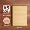 Retro Cowhide Letter Paper: Elegant A4/B5 Stationery for Romantic Handwritten Messages