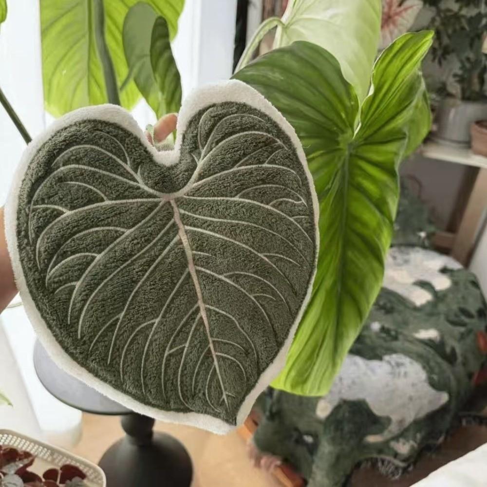 

Absorb Water Hand Towel Cartoon Leaf Bathroom Kerchief High Quality Cleaning Cloth Kitchen A