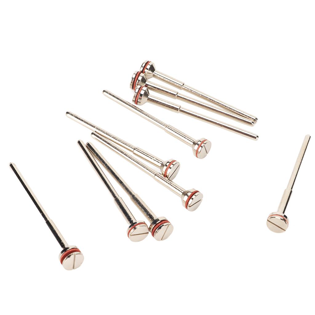 10pcs Dental Polishing Rod Bipolar Stainless Steel High Hardness Dental Disc Mandrel Shank