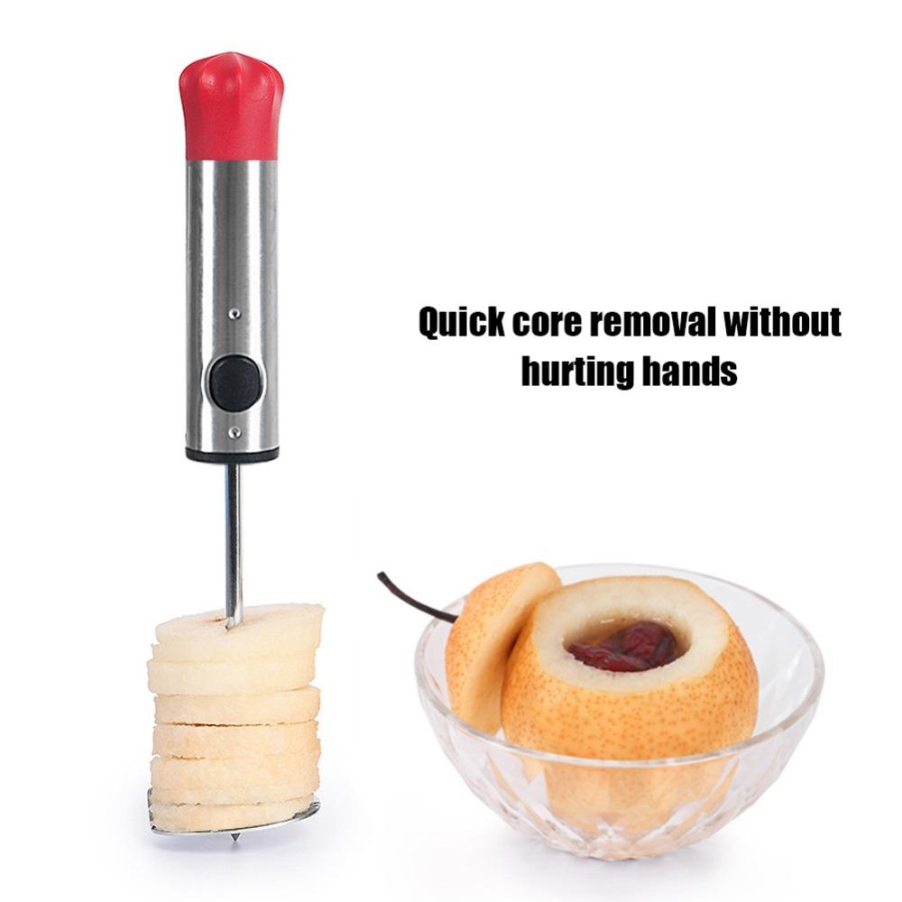 Trapano per Verdure in Acciaio Inossidabile Trapano Rotante Spiralizzatore per Verdure Svuotacore per Frutta Lavorazione della Frutta