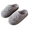 Fashion Winter Unisex Women Men Warm Plush Slippers Couple's Non-slip House Slides Toe Wrap Indoor Bedroom Lovers Home pantuflas mujer