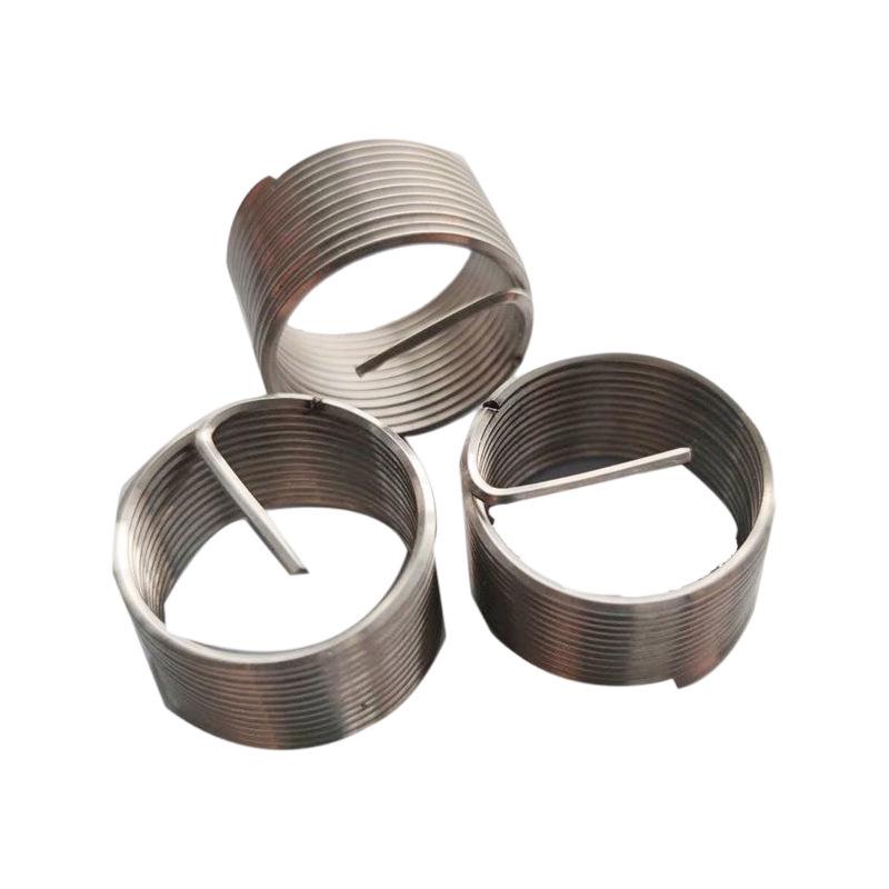 Stainless Steel Fine Thread Helical Coil Insert, M18-M30, High Strength 304 Wire Internal Thread Bushing 18×2*1d