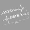 For Opel Vauxhall Astra Corsa Insignia Crossland X Vectra Zafira Meriva Car Side Window Styling Stickers Tuning Accessories