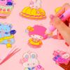 No-bake Crystal Glue Painting Set Children's Handmade DIY Jewelry Hangings Coloring Paint Painting Cream Glue Girl Gift