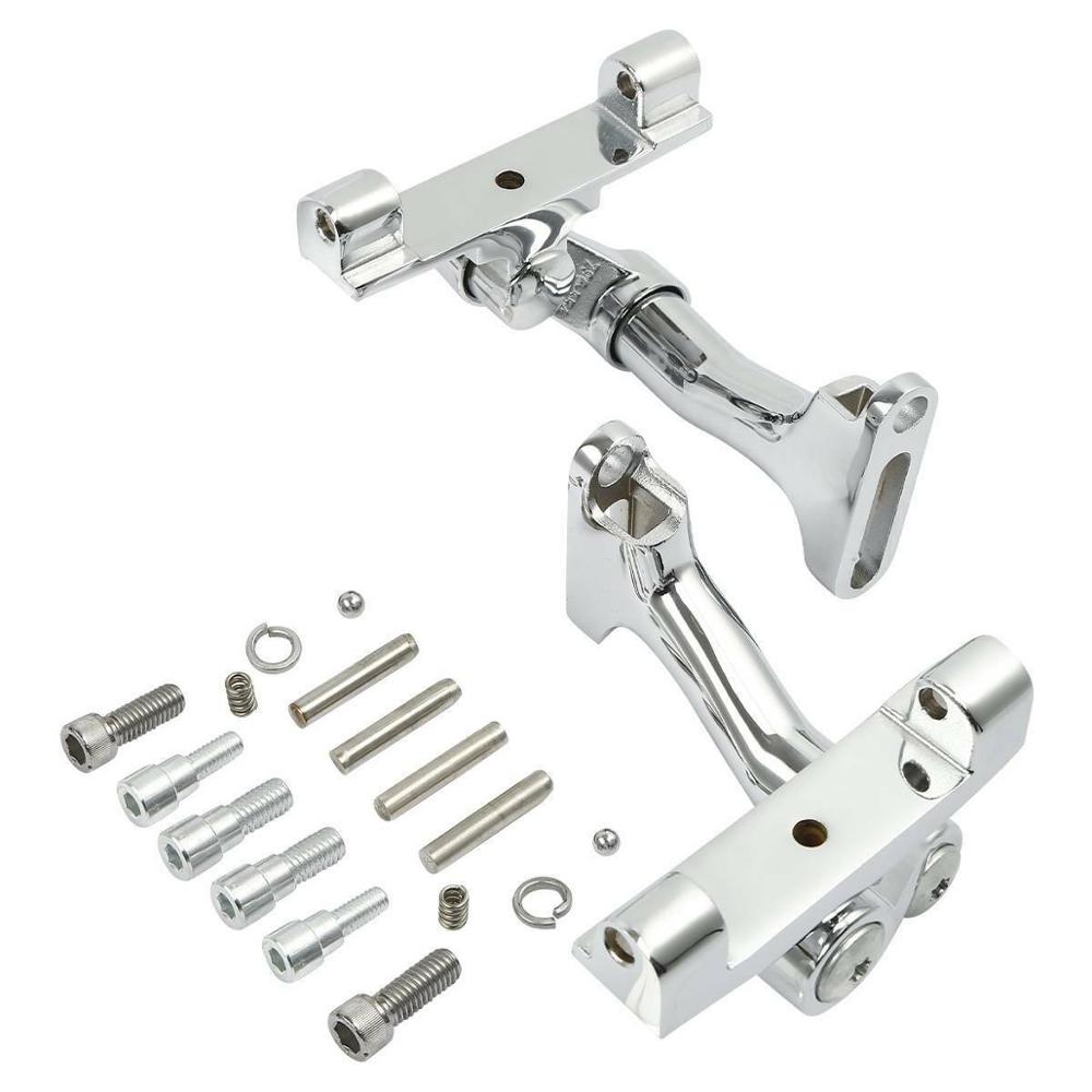 Motorcycle Rear Passenger Floorboard Mount Kit For Harley Touring Street Glide Electra Glide 1993-2023