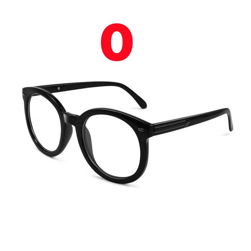 

Oversized Black Myopia Glasses Men Women Round Frame Short-Sighted Eyeglasses Optical Spectacle Eyewear Diopter -0.5 To -6.0
