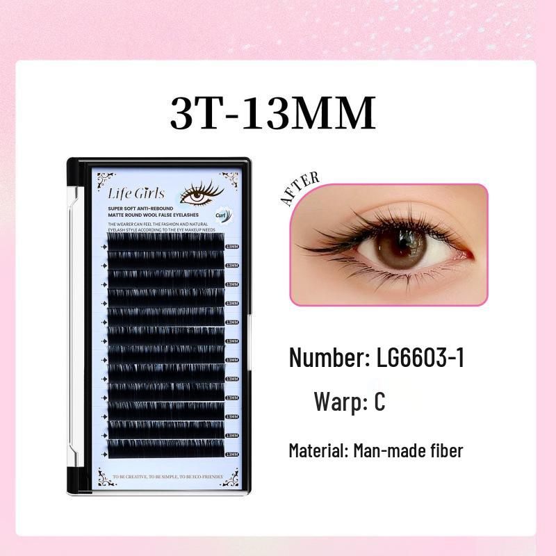 Professional Soft Natural Eyelashes for Salon Quality Self-Grafting