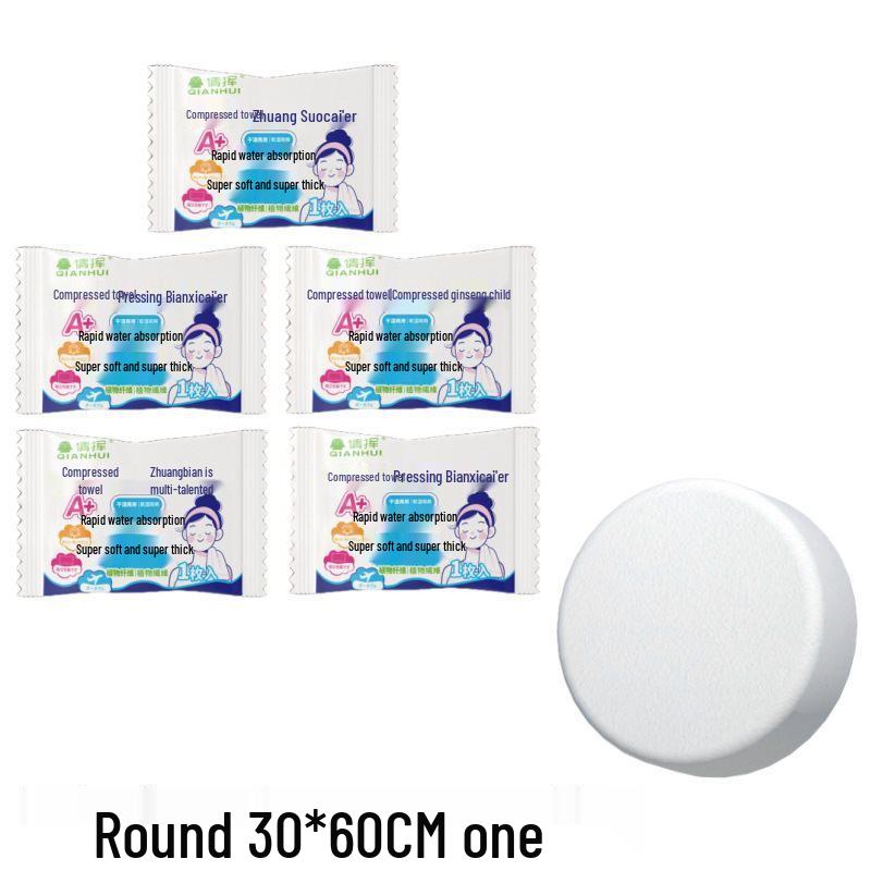 Tragbare Verdickte Einweg-Make-up-Entfernungstücher - Kleine Quadratische Komprimierte Gesichtstücher für Reisen