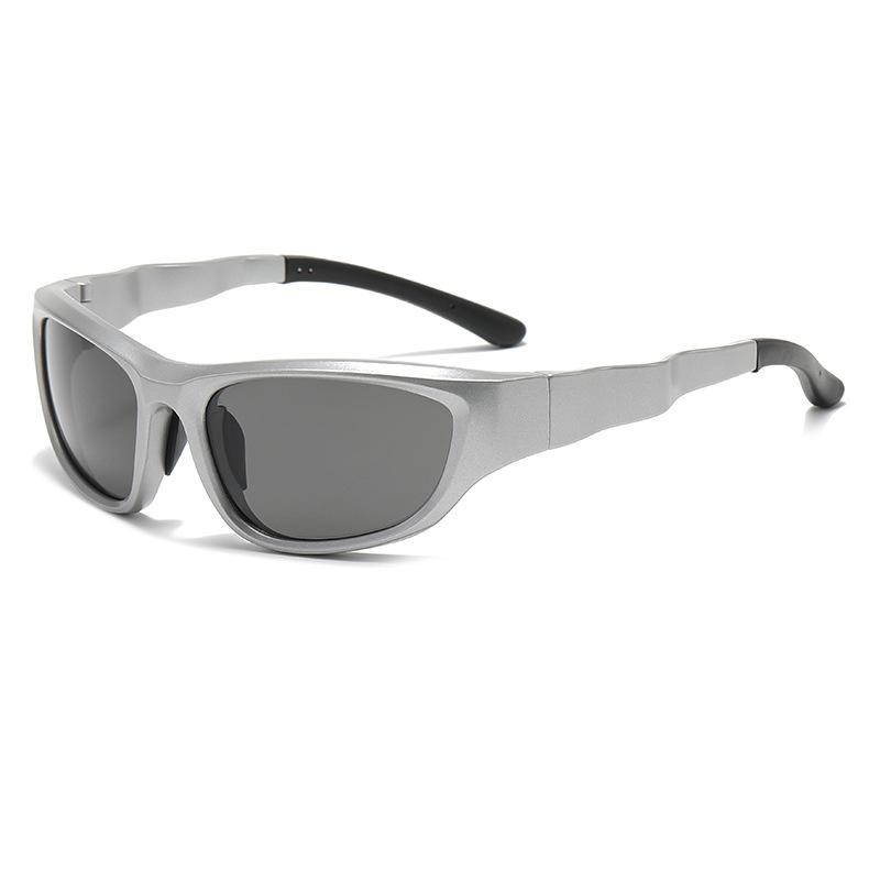 

UV400 Outdoor Sports Sunglasses Men Women Fashion Cat Eye Frame Black Lens for Windproof UV-resistant Cycling Driving Sunshade