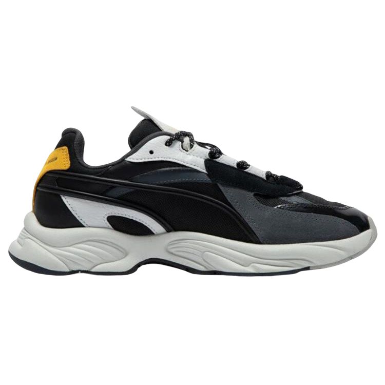 Puma Rs-Connect Gtx Leather Fabric Lightweight Comfortable Low-Top Lifestyle Shoes Unisex sneaker Sandalwood-Black 381912-01