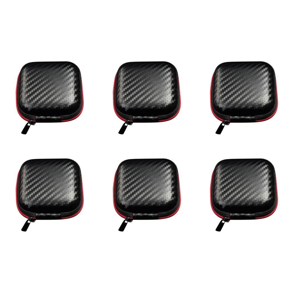 1-20PCS Earphone Bags EVA Storage Box Portable Wired Earphone Case Anti-Pressure Anti-fall Earbuds Charging Cable Carrying Bags
