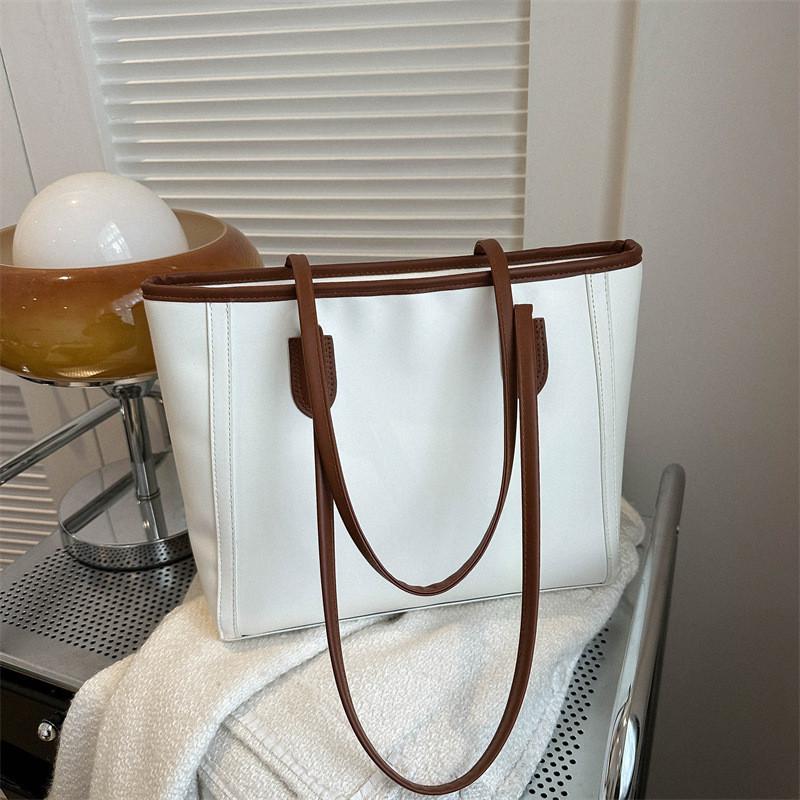 Trendy Street Style Large Capacity Pu Tote Bag For Women 2024 Commuter Bag