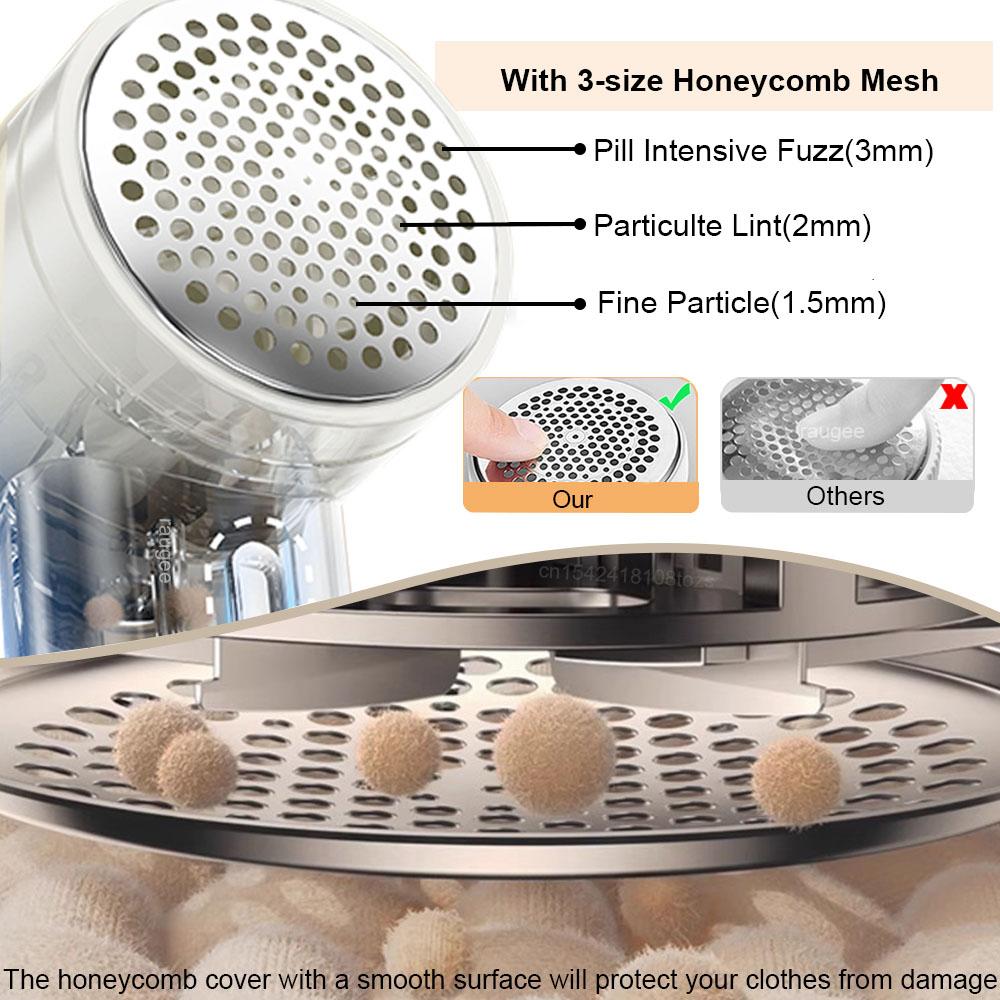 Electric Lint Remover For Clothing Fabric Shaver Electric Pellet Fluff Remover Rechargeable Hairball Fuzz Removers for Clothes