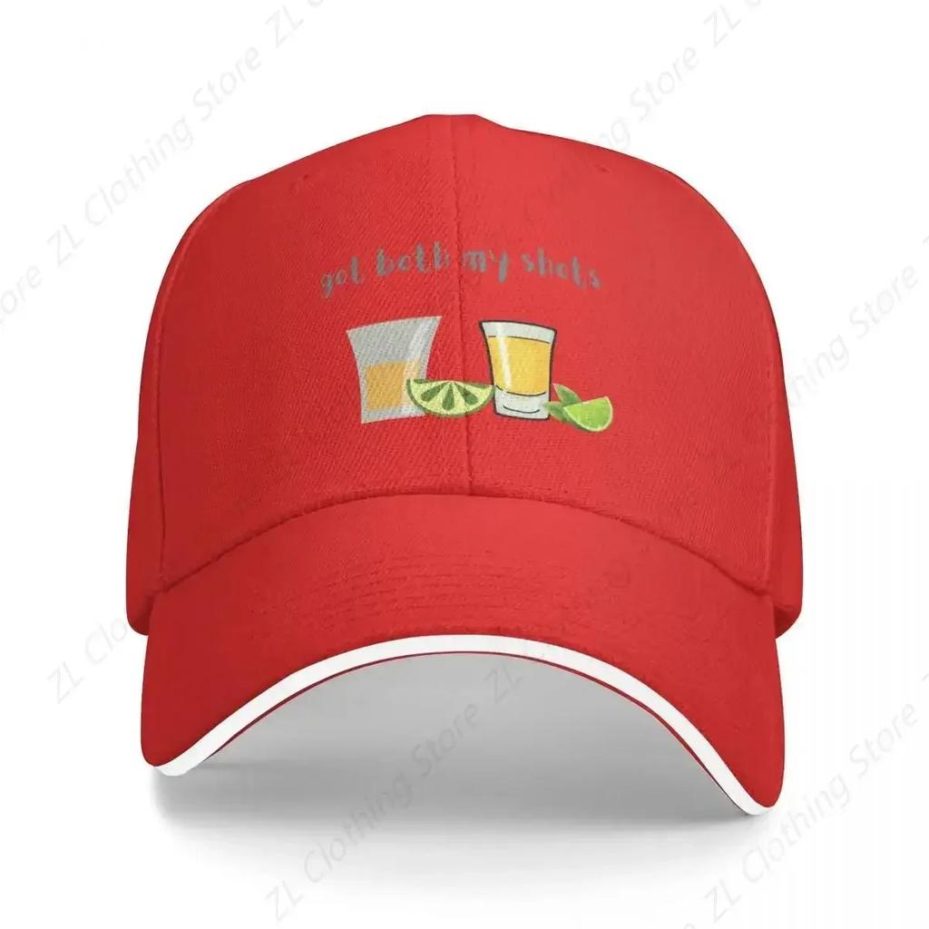 Got Both My Shots Baseball Cap Sunscreen Golf Cap Horse Hat Womens Beach Unisexs