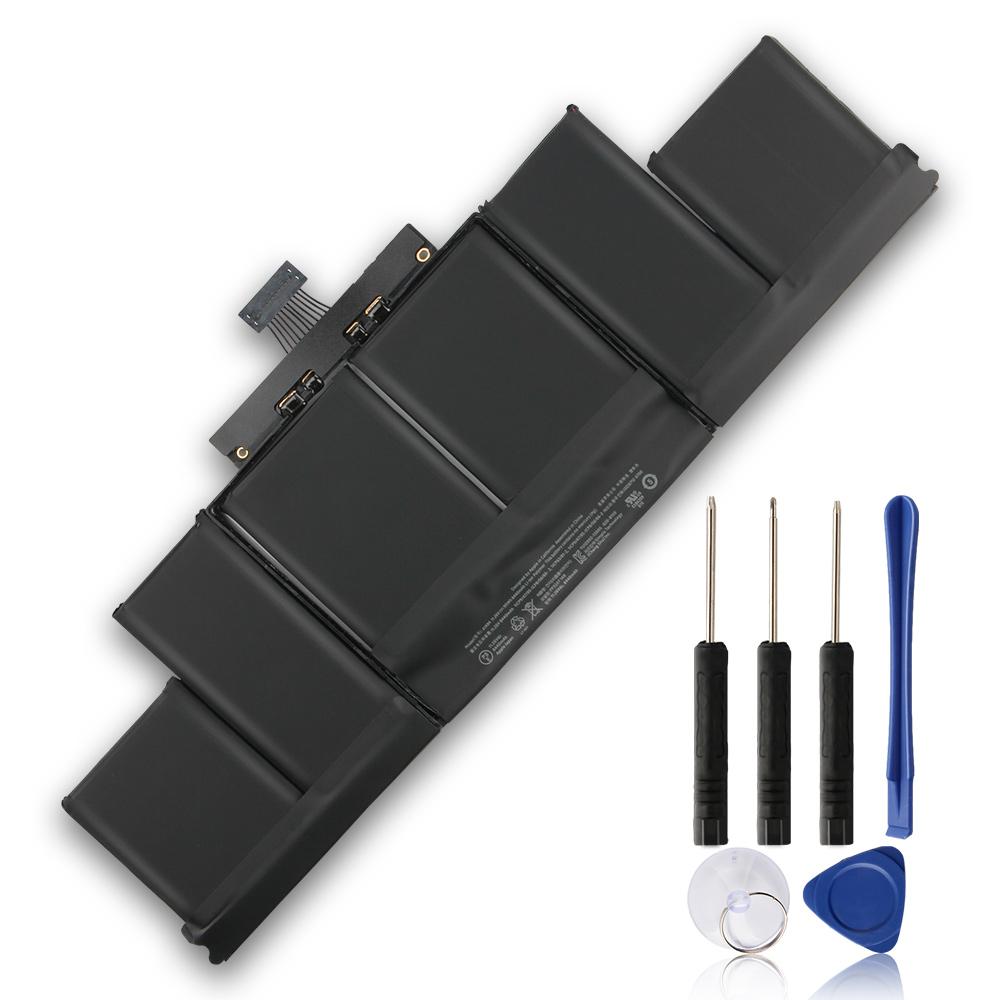 Náhradní baterie do notebooku A1494 A1417 A1618 8440mAh Pro Macbook Pro A1398 MC975 MC976 MacPro s nářadím