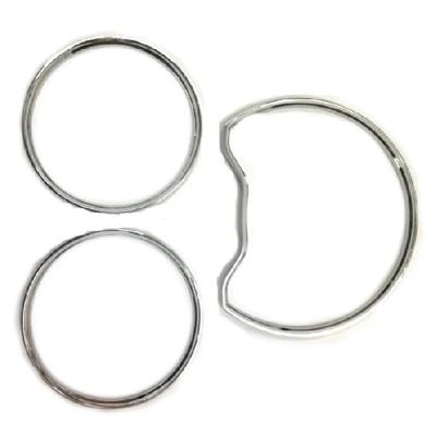 Chrome Styling Dashboard Gauge Ring Set for Mercedes Benz W202 95-99