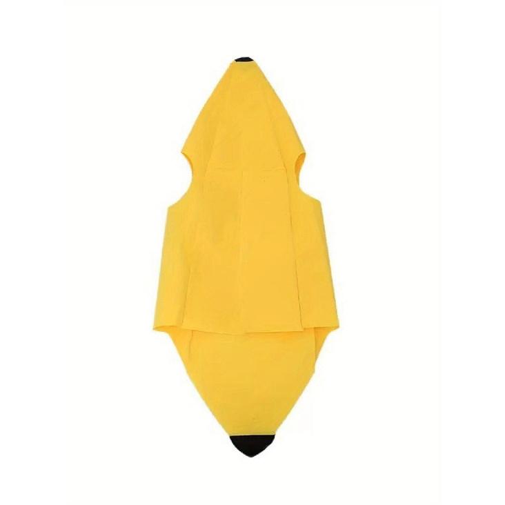 1 szt. Unisex Banan - Kostium Owocowy Poliestrowy Całe Ciało, Pasuje do Większości Rozmiarów! Idealne Na Halloween, Boże Narodzenie, Święto Plonów I Imprezy | Lekkie