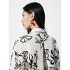 PEACEBIRD Women's Lyocell All-Over Print Long-Sleeve Shirt
