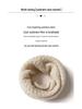 Unisex Cashmere Snood Pullover: Warm, Cold-Proof Neck Protection, Versatile Knitted Collar Scarf.