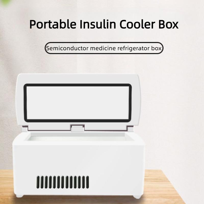 Mini Portable Refrigeration Box Car Home Dual Use Rechargeable Refrigeration Small Refrigerator
