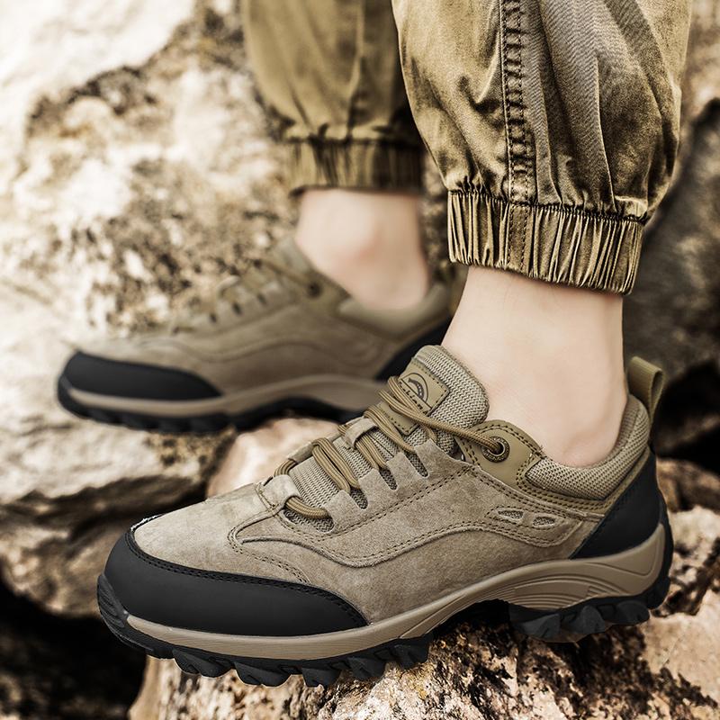 Men Hiking Shoes Climbing Sneakers Outdoor Men Trekking Mountain Athletic Casual Sports Work Shoes Breathable Sole Maillard Styl