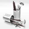 Stainless Steel Cutlery Holder Drainer Storage Spoon Chopstick Organizer Rack UK