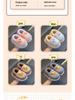 Winter Kids' Cotton Cartoon Slippers – Non-Slip, Plush, Closed-Back for Boys, Girls & Parent-Child Matching