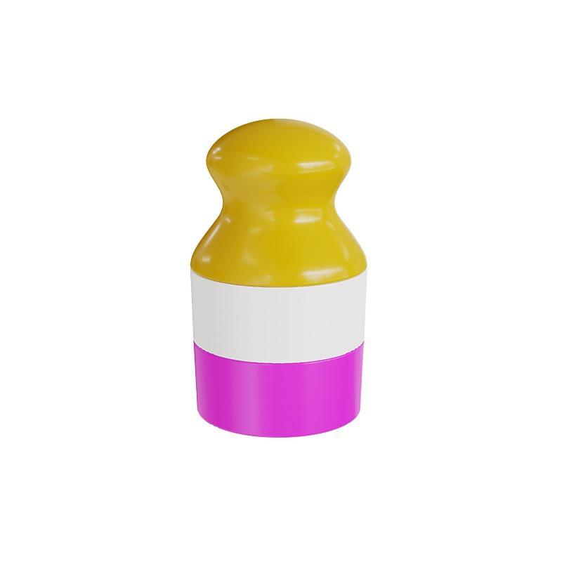 1pc Refillable Sunscreen Dispenser & Roller Applicator Twistup Container Leak-Proof Dual Compartment Design for Travel Daily Use