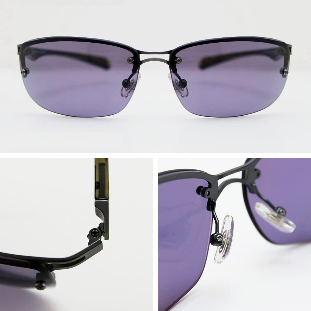 iZONE Polarized Sunglasses Ultra Light UV Protection Driving Fishing Golf [iZONE] Men's ID-P243-HC15 (HC-Clear Gray)