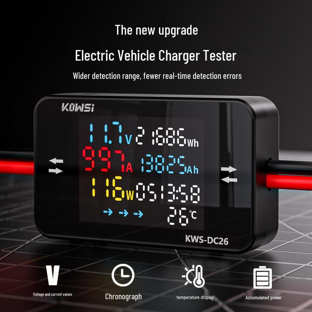 Keweisi KWS-DC26 Battery Charging & Power Tester, XT90/XT60/Anderson Ammeter
