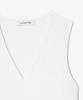 Lacoste Women'S V-Neck Sleeveless Pleated Dress Ef8849-56G 70V