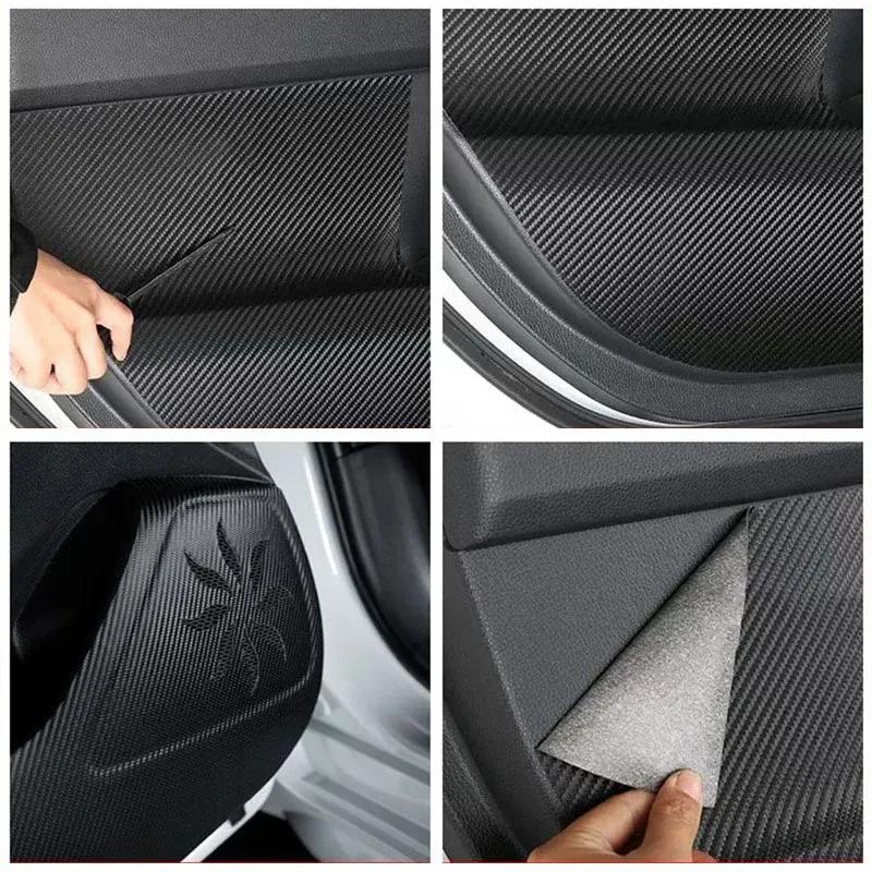 For Kia EV5 2024 2025 Car Door Anti Kick Pad Leather Sticker Glove Box Film Anti-dirty Protective Interior Accessories
