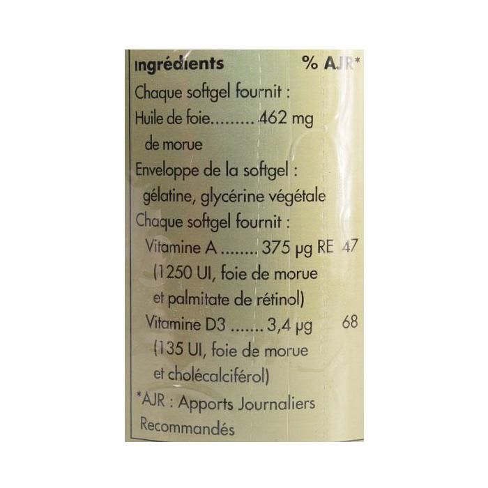 Solgar Huile de foie de Morue 250 Softgels