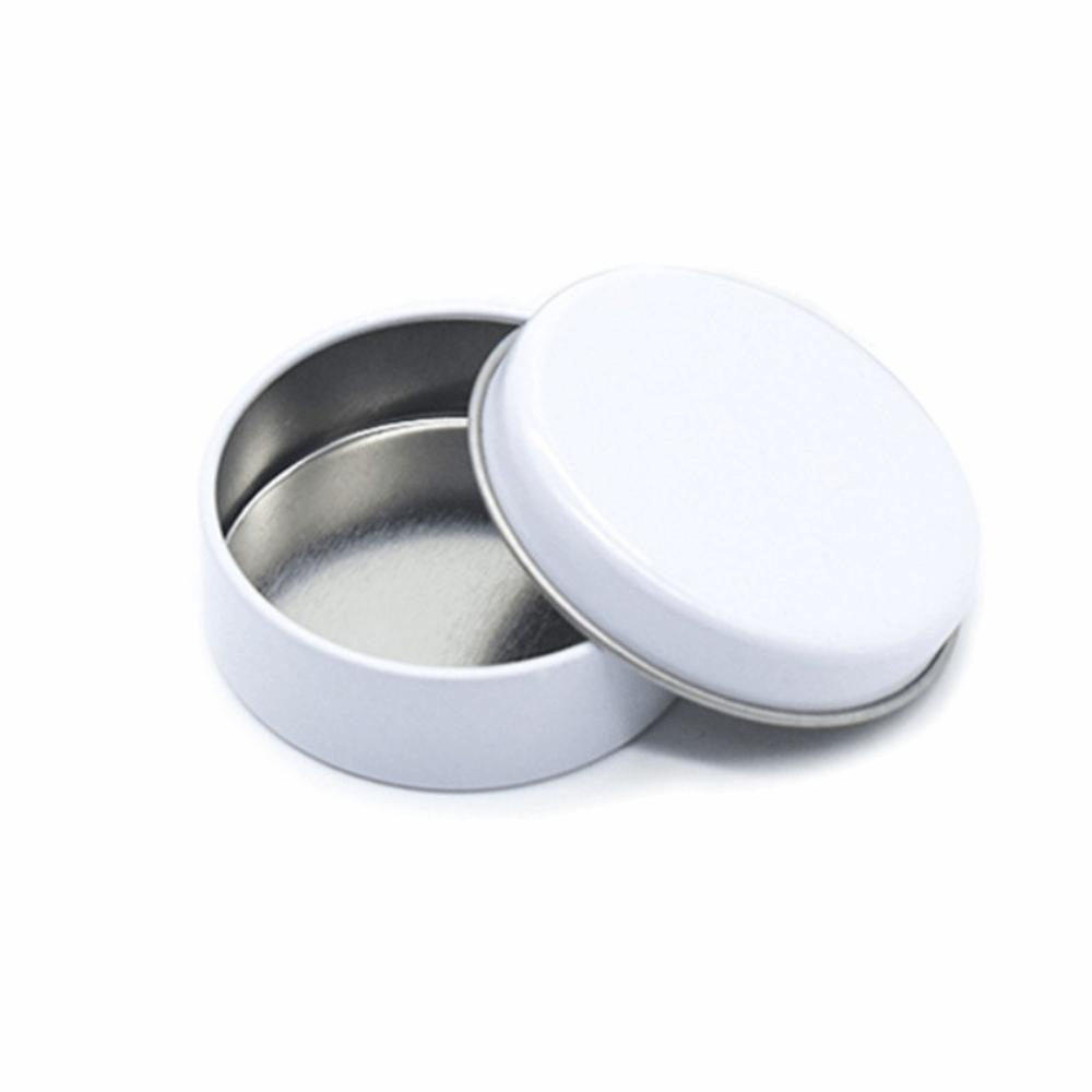 Beauty Sample Silver Tin Box Empty Multi Color Storage Box Small Item Portable Empty Can Jewelry Storage