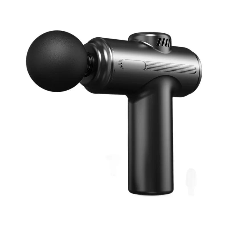 4 Head USB Mini Massage Gun Portable Deep Tissue Massager for Muscle Relaxation Fitness Vibrating Gun