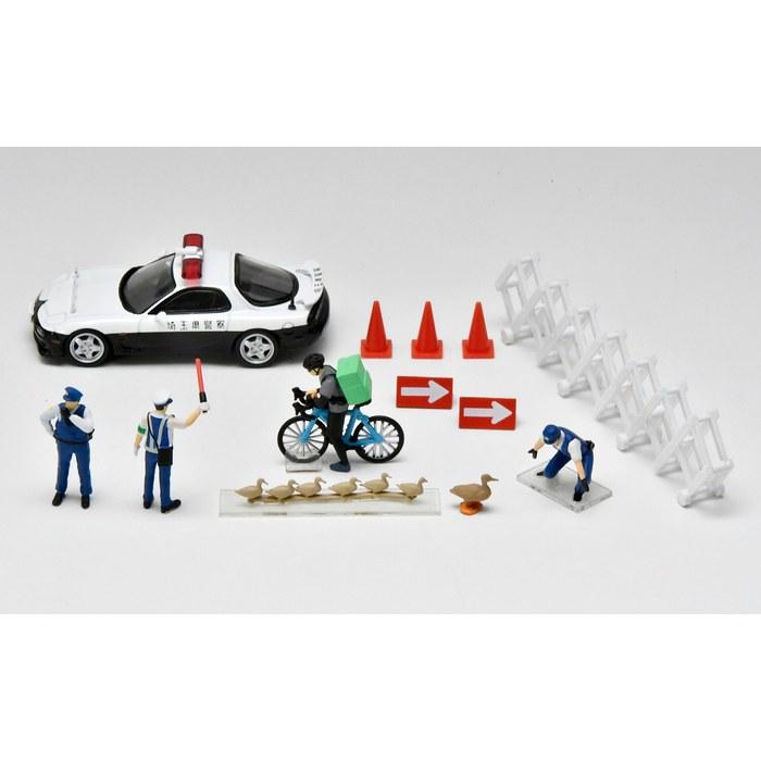 TOMYTEC GeoCollection 1/64 Car Snap 16b Police 2 Set