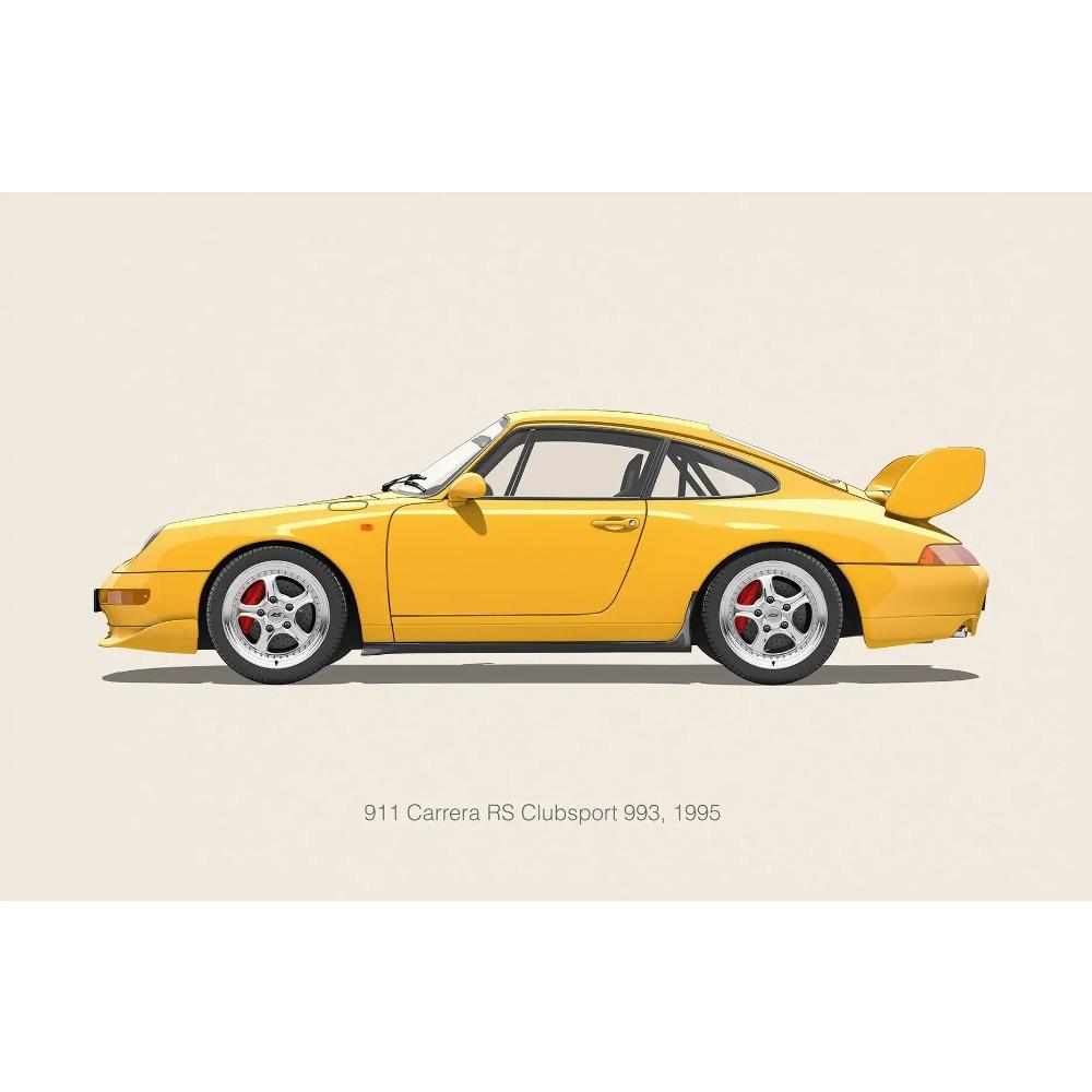 Minimalist Sports Car Posters Vintage  Luxury Car Porsche Ferrari Prints Canvas Painting Wall Art Pictures Kids Boys Room Decor