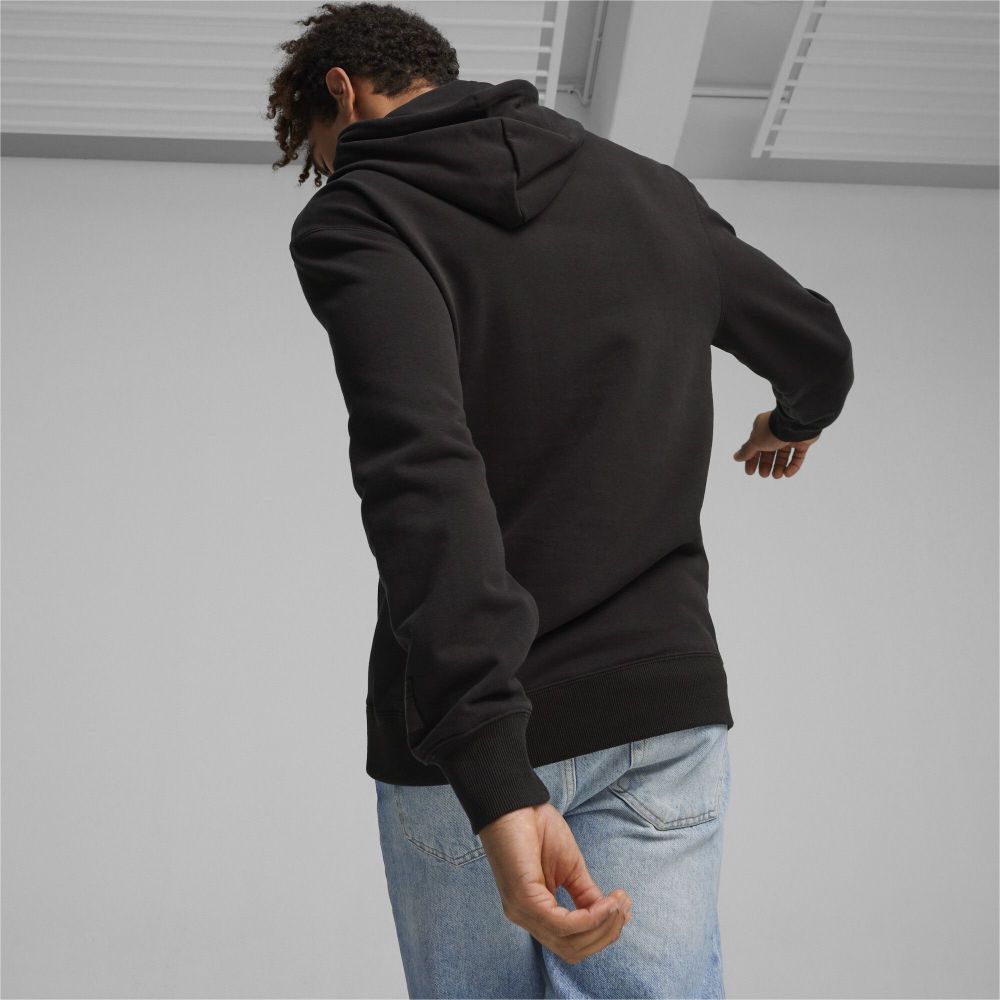 Puma X One Piece Cartoon Graphic Casual Loose Hoodie Long Sleeve Men Hoodie Black 624666-01