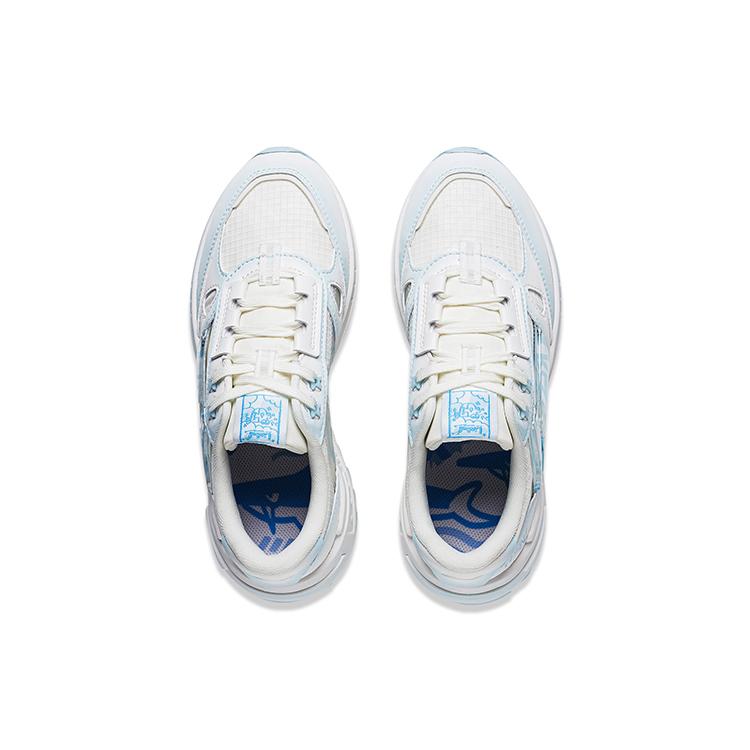 Li Ning Riding The Wind 2.0 Ocean Cushioning, Wear Resistant Low top Sports Casual Shoes Women's White AGCT464-2