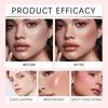 EELHOE Rotating Liquid Blush Lip Gloss Multifunctional Face Makeup, Moist and Easy To Apply, Long-Lasting - Women's Gifts