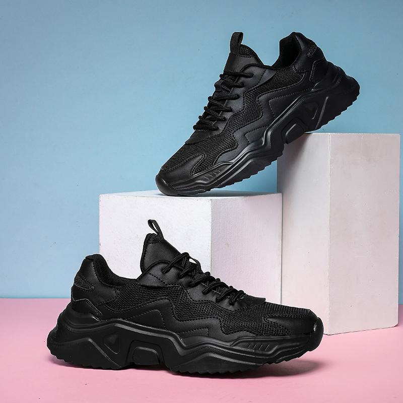 2025 Womens Sneakers Platform Flat Shoes Student Shoe White Casual Trainers Ladies Chunky Sneakers Women Sports Shoes