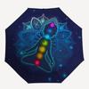 Chakra Meditation Umbrella, Portable 3-Fold Compact Umbrella,Christmas Gift ES436
